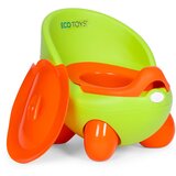 ECO TOYS WC daska za djecu, uložak koji se može izvaditi, nogice koje se ne kližu, zelena, | shoptok.hr
