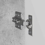 TV stenska omara 2 pcs Betonsko siva 59,5 x 31 x 40 cm, (5000112800) | Shoptok.si