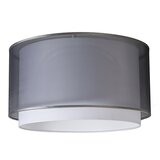 QAZQA Kapuca s tkanino črna / bela 47/25 - Duo | Shoptok.si