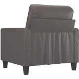 vidaXL Fotelj siv 60 cm umetno usnje | Shoptok.si