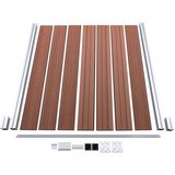  Panel za ogradu WPC 180 x 146 cm smeđi | shoptok.hr