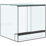 vidaXL Terarij s shranjevanjem Transparentno 30 x 30 x 30 cm Steklo - - Prozorna - 6.25 - 30 x 30 x 30 cm - 2025- | Shoptok.si
