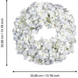 Eglo 428206 - Veštački cvetni venac SOLVANG, prečnik 35 cm, plave boje | Eponuda.com