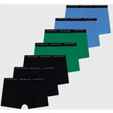 Tommy Hilfiger Bombažne otroške boksarice 7-pack zelena barva