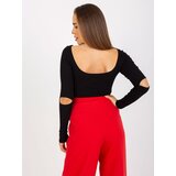 RUE PARIS Blouse-RV-BZ-8021.23-black | Shoptok.si