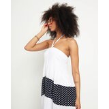 Resti White polka dot maxi skirt PLUS SIZE - Clothing | Shoptok.si