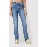 Pinko Jeans hlače Sissyzip 1J110N A0C4 Modra Slim Fit