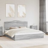  s od storage Siva Sonoma 180 x 200 cm Konstruirano drvo | shoptok.hr