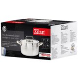 Zilan Lonac sa staklenim poklopcem, 24 cm ZLN1320, Srebrna boja | Eponuda.ba