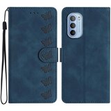 INORCO Za Motorola Moto G52 4G/G82 5G PU usnjena torbica za telefon z vtisnjenim metuljem, (22036708) Cene