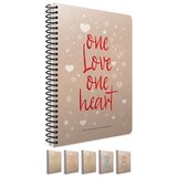 Love BOOK SPIRALNA BILJEŽNICA A4 KOCKE | shoptok.hr