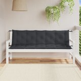  Jastuci za vrtnu klupu 2 kom antracit 180x50x7 cm tkanina | Eponuda.com
