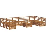  Set vanjskih sofa 11 kom. Prirodna | shoptok.hr