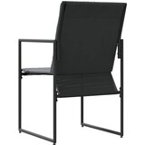  Stolica s jastukom 4 pcs Crna i antracit Tekstilen | shoptok.hr