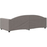  Raztegljiva postelja taupe 90x200 cm blago, (20792292) | Shoptok.si
