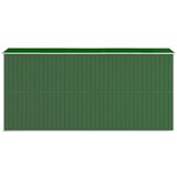  Vrtno spremište zeleno 192x440x223 cm od pocinčanog čelika | shoptok.hr
