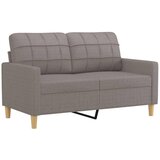  Dvosjed od tkanine smeđesivi 120 cm | shoptok.hr