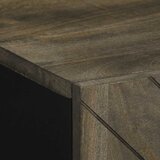  Komoda crna 60x33x75 cm Puno drvo Mango | shoptok.hr
