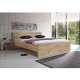 CARRYHOME POSTELJA 140 cm x 200 cm , leseni material hrast artisan | Shoptok.si