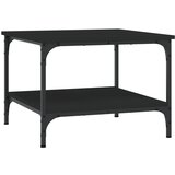 Maison Chic Klubska mizica - kavna mizica - Nizka mizica črna 55x55x40 cm inženirski les, (21754933) | Shoptok.si