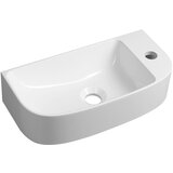 Sapho Bijeli umivaonik za WC od mineralnog kompozita 44x22 cm Alga – Cijene
