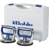 Bohle sesalni dvižnik VERIBOR® blue line, de 2 kosa, osrednji del iz aluminija z 1 glavo in preklopnim lokom, nosilnost 30 kg, plošča s Ø 120 mm | Shoptok.si