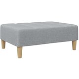  Stolček za noge svetlo siv 77x55x31 cm blago | Shoptok.si