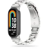 STAINLESS narukvica za XIAOMI SMART BAND 8 / 8 NFC SILVER