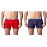 Bellinda BOXER COLOURS 2x - Double pack of cotton boxer shorts - red - blue | Shoptok.si