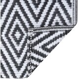  Vanjski tepih ARAKIL bijelo-crni 160 x 230 cm PP | shoptok.hr
