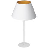 Stona lampa ARDEN 1xE27/60W/230V, prečnik 30 cm, bela/zlatna | Eponuda.com