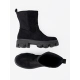 Shelvt Black ankle boots with a minimalist cut | Shoptok.si