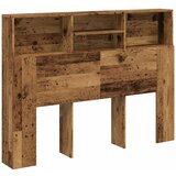 Maison Chic vzglavna omarica - nočna omarica - posteljna omarica starinski les 140x19x103,5 cm, (21705956) Cene