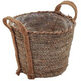 A.H.G. Košara za rastline z ročaji (Zunanje dimenzije (Ø x V): 29 x 23 cm, Naravni materiali) Cene
