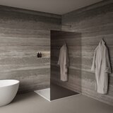 AQUAART Tuš stijena Vetro mirror 90F 90x200 cm, krom | shoptok.hr