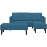  Set sofe s jastukom 2 pcs Plava Poliester | Eponuda.com
