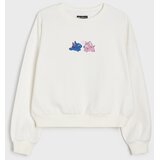 Sinsay Trenirka komplet: sweatshirt i wide leg hlače Stitch | shoptok.hr