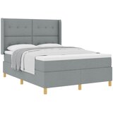  s opruga kutije Svijetlo siva 160 x 200 cm tkanina | shoptok.hr