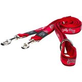 Rogz armed response povodac za pse, xl, red bone Cene