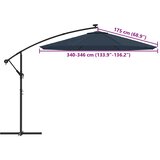  Zamjenska tkanina za konzolni suncobran 350 cm plava | Eponuda.ba