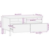  Stolić za kavu 80x54x40 cm Masivno drvo bagrema | shoptok.hr