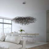 PAUL NEUHAUS 2031-18 - Viseći luster na sajli ICICLE 15xG9/40W/230V 75x150 cm crna | Eponuda.com