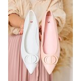 Resti Blue Women's Spike Ballerinas with Manixy Nose Decoration | Shoptok.si