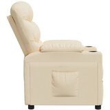  Naslonjač od tkanine krem | shoptok.hr