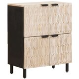  Kreveta Finš bijelog pranja 60 x 33 5 x 75 cm Čvrsto drvo manga | shoptok.hr