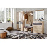 Voleo garderobna klop rjava, barve hrasta | Shoptok.si