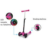 JAMARA romobil za djecu, 3 kotača, svjetla na kotačima, rozi | shoptok.hr