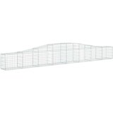  Lučne gabionske košare 5 kom 400x30x40/60 cm pocinčano željezo | shoptok.hr