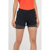 Under Armour Kratke hlače za trčanje za žene, boja: crna, glatki materijal, srednje visoki struk | shoptok.hr