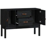 vidaXL Komoda crna 110 x 40 x 78 cm od masivne borovine | shoptok.hr